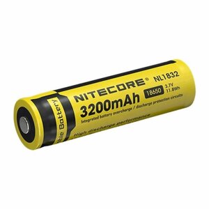 Аккумулятор nitecore NL1832 18650 (NL1832)