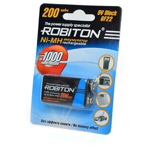 Аккумулятор robiton 200MH9 BL1, 1шт