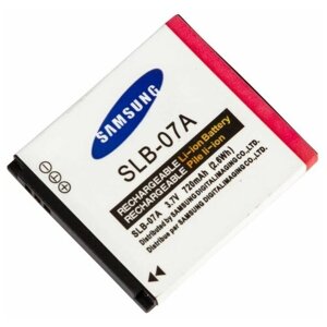 Аккумулятор samsung SLB-07A для samsung ST45, ST50, ST500, ST550, TL100, PL150