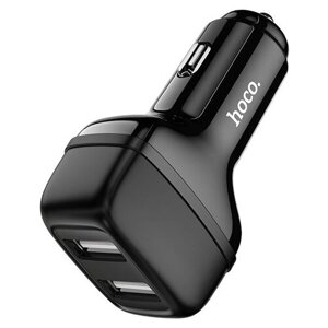 Автомобильное зарядное устройство HOCO Z36 Leader, черный