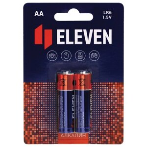 Батарейка Eleven AA (LR6), в упаковке: 2 шт.