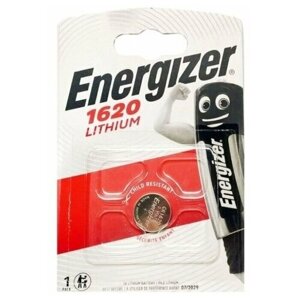 Батарейка Energizer CR1620, 5 уп., в упаковке: 1 шт.