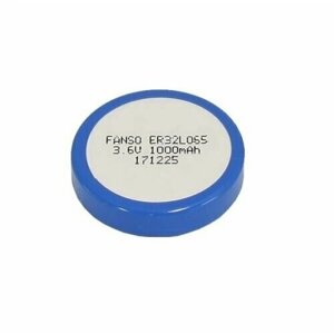 Батарейка Fanso ER32L065 Li-SOCl2 батарея типоразмера 1/10D, 3.6 В, 1 Ач, на плату выводы, Траб:55.125 °C
