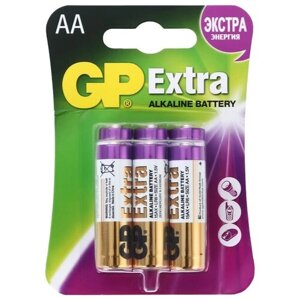 Батарейка GP Extra Alkaline AA, в упаковке: 6 шт.