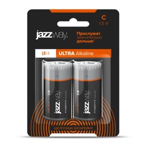 Батарейка JazzWay Ultra Plus LR14UP С (комплект из 2 шт)