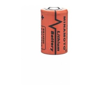 Батарейка minamoto ER 14250 lithium, 3.6 в, 1/2 AA, 1200 мач
