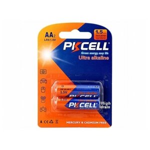 Батарейка PKCELL Ultra Digital Alkaline AA/LR6, в упаковке: 2 шт.