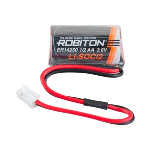Батарейка robiton ER14250-EHR2 ER14250 1/2AA с коннектором PK1