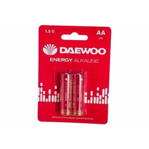 Батарейки Daewoo LR6 ENERGY Alkaline 2021 BL-2 20 шт.