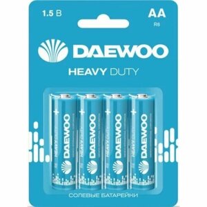 Батарейки daewoo R6/4BL heavy duty