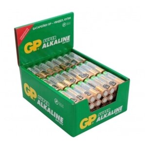 Батарейки GP Super Alkaline, тип АА, 96 шт, щелочные (алкалиновые)