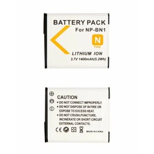 Battery / Аккумуляторная батарея для фотоаппарата Sony Cyber-shot DSC-J (NP-BN1) 3,7V 1400mAh