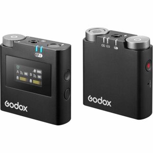 Беспроводная система Godox Virso S M1, TX+RX, 2.4 ГГц, 3.5 мм TRS + TRRS, для Sony