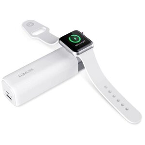 Чехол-аккумулятор Romoss iRoll 3250mAh для зарядного устройства для часов Apple Watch белый