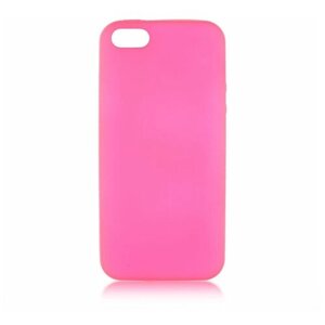 Чехол для Apple iPhone 5\5S\SE Brosco Colourful, накладка, розовый