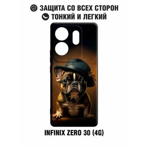 Чехол для Infinix Zero 30 (4G) / Чехол для Инфиникс Зеро 30 (4Джи) DF inCase-43 (black) Art1022