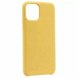 Чехол для iPhone 11, G-Net Silicon Case, желтый