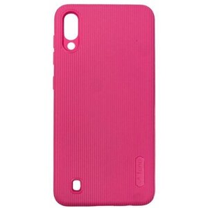 Чехол для смартфона Fono Pro, рифленая для Samsung Galaxy M10, розовый