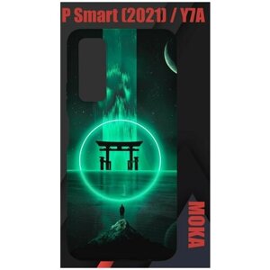 Чехол Huawei P Smart 2021 / Хуавей П Смарт 2021 с принтом