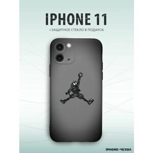 Чехол Iphone 11 air jordan человек паук