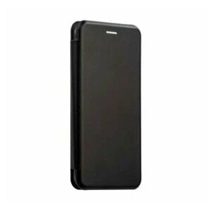 Чехол книжка для Samsung Galaxy A32 4G черный с магнитной застежкой с визитницей