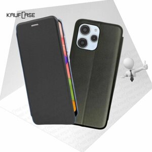 Чехол книжка KaufCase для телефона Xiaomi Redmi 12 /Redmi 12R (6.79"черный. Трансфомер