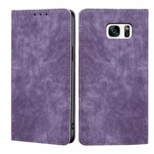 Чехол-книжка MyPads для Samsung Galaxy S7 (SM-G930F) / Самсунг S7 мягкое прикосновение (фиолетовый)