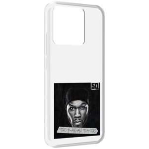 Чехол MyPads 50 Cent - The Kanan Tape для Xiaomi Redmi 10A задняя-панель-накладка-бампер