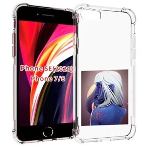 Чехол MyPads аватар-с-цветком для iPhone 7 4.7 / iPhone 8 / iPhone SE 2 (2020) / Apple iPhone SE3 2022 задняя-панель-накладка-бампер