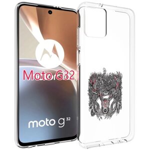 Чехол MyPads Дизайнерские_676 для Motorola Moto G32 задняя-панель-накладка-бампер