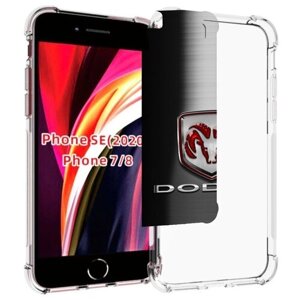 Чехол MyPads dodge додж 1 мужской для iPhone 7 4.7 / iPhone 8 / iPhone SE 2 (2020) / Apple iPhone SE3 2022 задняя-панель-накладка-бампер