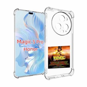 Чехол MyPads Future - Back To The Future для Honor Magic 5 Pro задняя-панель-накладка-бампер