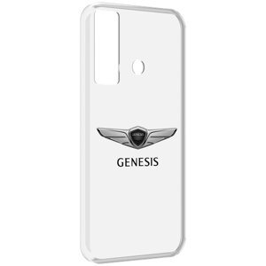 Чехол MyPads genesis-3 мужской для Tecno Camon 17 задняя-панель-накладка-бампер