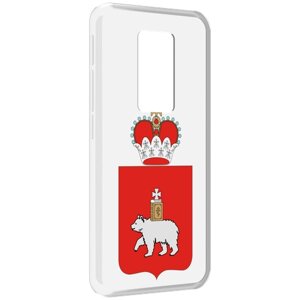 Чехол MyPads герб-пермскии-краи для Motorola Defy 2021 задняя-панель-накладка-бампер