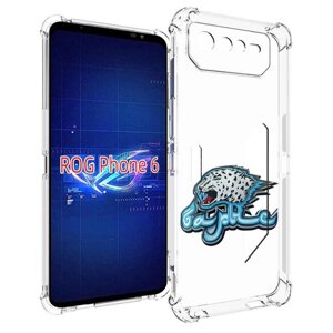 Чехол MyPads хк барыс нур-султан копия для Asus ROG Phone 6 задняя-панель-накладка-бампер