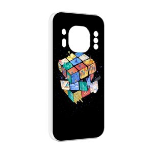 Чехол MyPads Кубик-Рубика для Oukitel WP21 задняя-панель-накладка-бампер