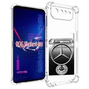Чехол MyPads мерседес mercedes 6 мужской для Asus ROG Phone 6 Pro задняя-панель-накладка-бампер