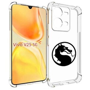 Чехол MyPads Mortal-Kombat-2 мужской для Vivo V25 5G / V25e задняя-панель-накладка-бампер