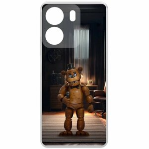 Чехол-накладка Krutoff Clear Case фнаф - Медведь Фредди для Xiaomi Redmi 13C