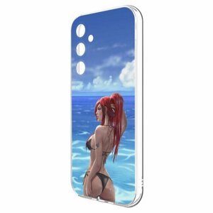 Чехол-накладка Krutoff Clear Case Купальник женский для Samsung Galaxy A55 5G (A556)