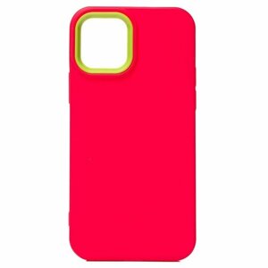 Чехол накладка SC262 для Apple iPhone 12 (розовый)