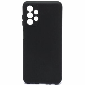 Чехол-накладка TPU для Samsung Galaxy A13 1мм с защитой камеры Черный