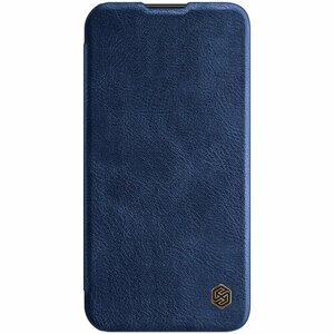 Чехол Nillkin Qin Pro Leather Case для Apple iPhone 14 Plus Blue (синий)