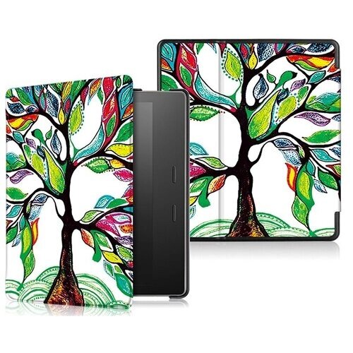 Чехол-обложка футляр MyPads для Amazon Kindle Oasis 2 (2017) 3G тонкий с магнитной застежкой необычный с красивым рисунком тематика Сказочное Дерево