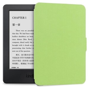 Чехол-обложка MyPads для электронной книги Amazon Kindle Touch/ Kindle 8 (2016) на пластиковой основе с магнитной застежкой зеленый