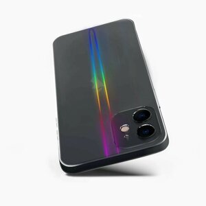 Чехол прозрачный laser линии на iPhone 11