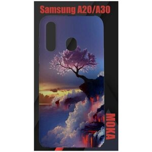 Чехол Samsung A20 / Самсунг А20 с принтом
