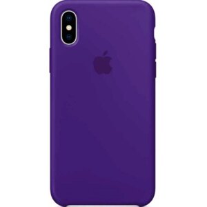 Чехол Silicone iPhone Xr, фиолетовый