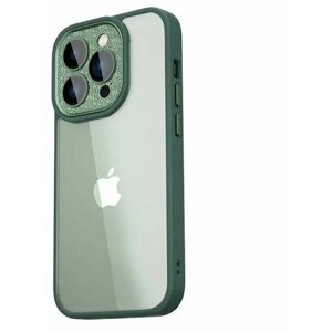 Чехол WiWU GCC-105 Multicolor Series Glitter Clear Case для iPhone 13 Pro Max 6.7 inch Green