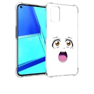 Чехол задняя-панель-накладка-бампер MyPads аниме лицао для OPPO A72 128GB/OPPO A52 противоударный